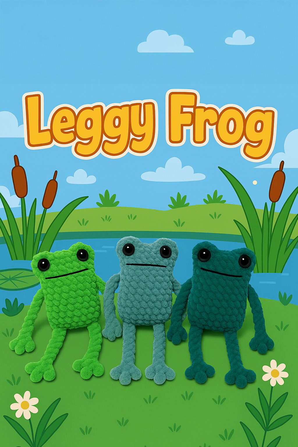 🐸Leggy Frog - Plushie