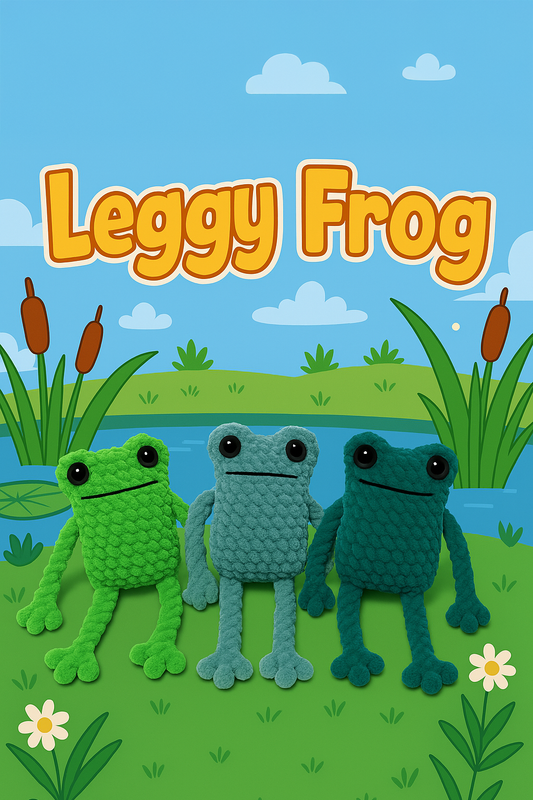 🐸Leggy Frog - Plushie
