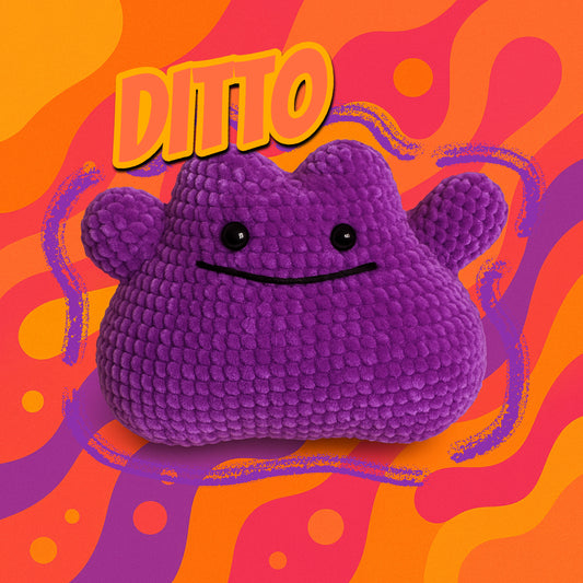💜 Ditto Crochet Plush (Small)