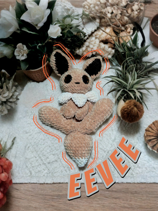 🦊 Eevee Crochet Plush