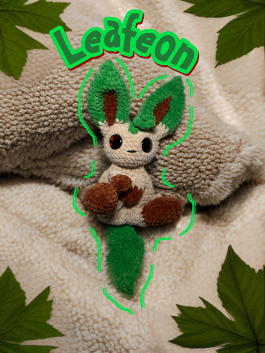 🌿 Leafeon Crochet Plush
