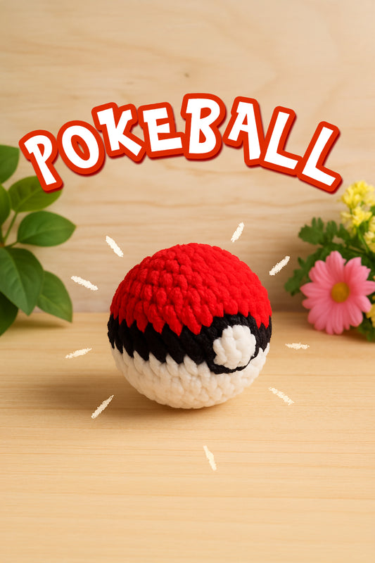🔴 Pokéball Crochet Plush