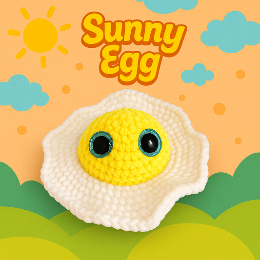 ☀️ Sunny Egg Crochet Plush