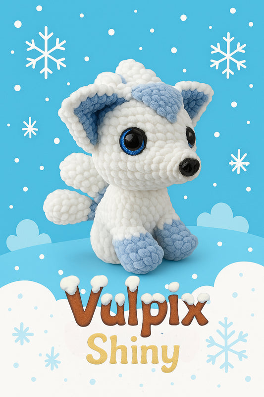 🔥 Vulpix (Shiny) Crochet Plush
